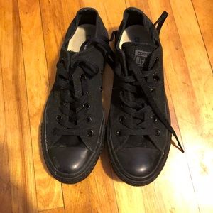 All black converse